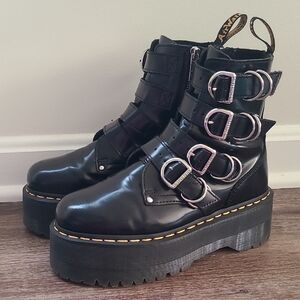 Dr. Martens Jadon Max Hardware Buckle Platform Boots